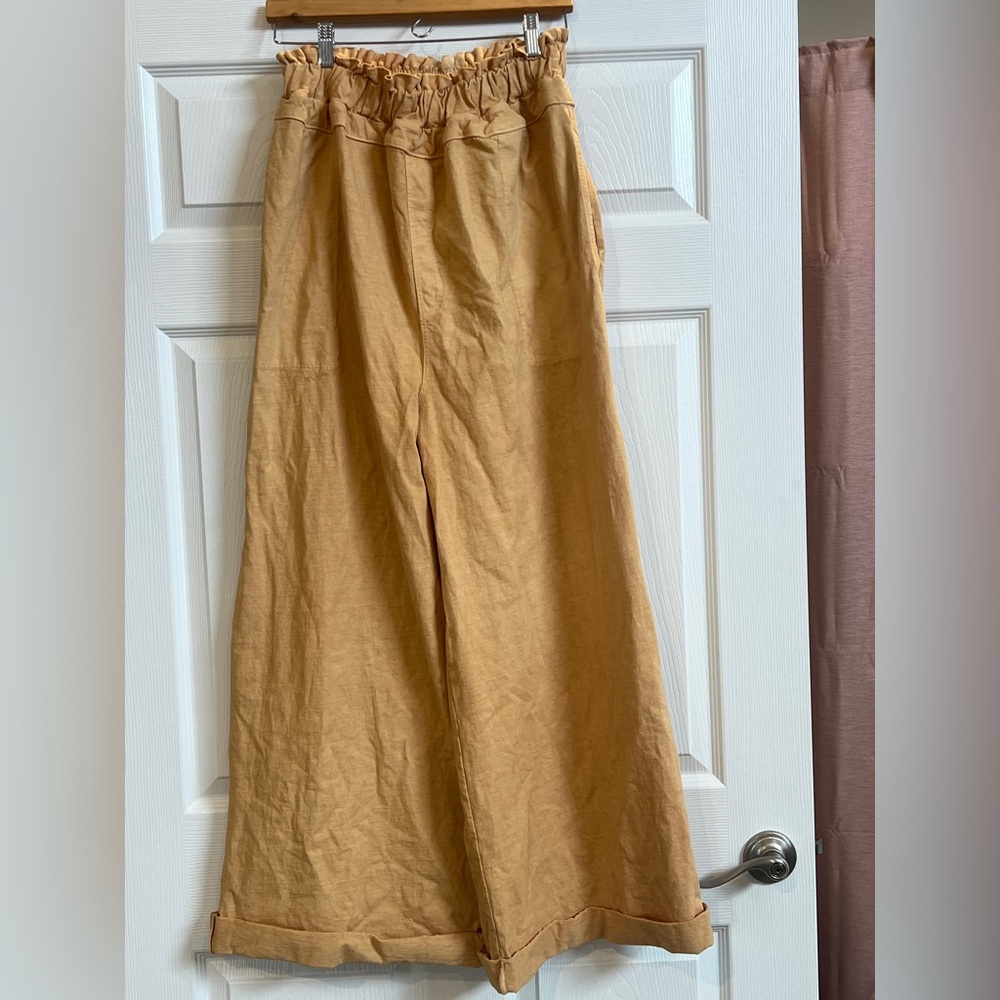 Free People Beach Wide Leg Pants Sz L